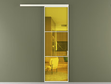 Перегородка Формато вдоль стены 1 створка