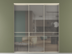 Перегородка Формато внутри проёма 3 створки