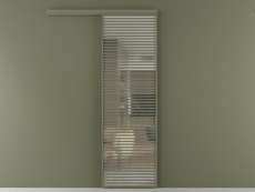 Перегородка Формато вдоль стены 1 створка