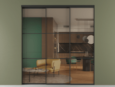 Перегородка Formato внутри проёма телескопик синхро 2