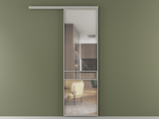 Перегородка Формато вдоль стены 1 створка