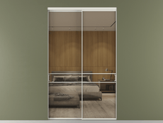 Перегородка Формато внутри проёма 2 створки