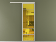 Перегородка Formato вдоль стены 1 створка