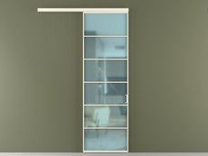 Перегородка Формато вдоль стены 1 створка