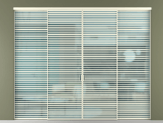 Перегородка Formato внутри проёма 4 створки