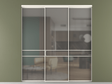 Перегородка Формато внутри проёма 3 створки