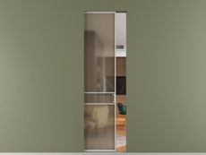 Перегородка Formato скрытый пенал 1 створка