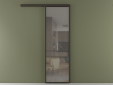 Перегородка Формато вдоль стены 1 створка