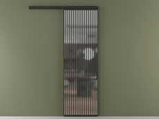 Перегородка Формато вдоль стены 1 створка