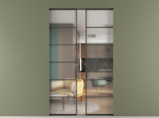 Перегородка Формато скрытый пенал 2 створки