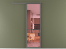 Перегородка Формато вдоль стены 1 створка