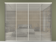 Перегородка Формато внутри проёма 4 створки