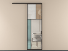 Перегородка Мозаик вдоль стены 1 створка