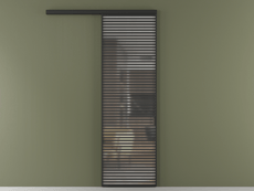 Перегородка Formato вдоль стены одностворчатая