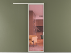 Перегородка Формато вдоль стены 1 створка