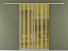 Перегородка Formato вдоль стены 2 створки