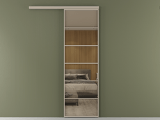 Перегородка Формато вдоль стены 1 створка