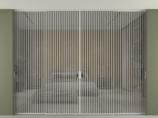 Перегородка Формато внутри проёма скрытое крепление в потолок 4 створки