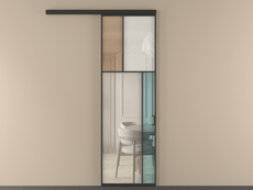 Перегородка Мозаик вдоль стены 1 створка