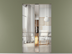 Перегородка Formato скрытый пенал 2 створки