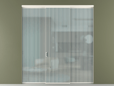 Перегородка Формато внутри проёма 3 створки