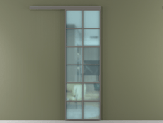 Перегородка Formato вдоль стены 1 створка