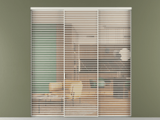 Перегородка Formato внутри проёма 3 створки