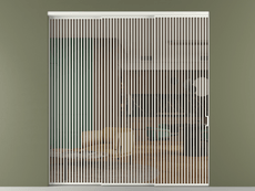 Перегородка Формато внутри проёма 3 створки с синхронным механизмом