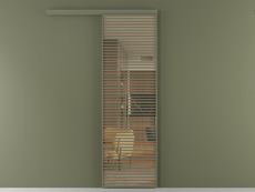 Перегородка Formato вдоль стены 1 створка