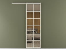 Перегородка Формато вдоль стены 1 створка