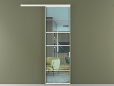 Перегородка Формато вдоль стены 1 створка