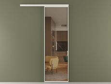 Перегородка Formato вдоль стены 1 створка