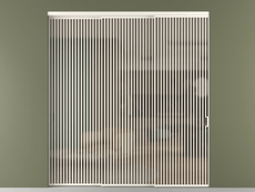 Перегородка Формато внутри проёма 3 створки с синхронным механизмом