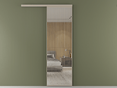 Перегородка Формато вдоль стены 1 створка