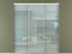 Перегородка Формато внутри проёма 3 створки