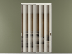 Перегородка Formato внутри проёма двустворчатая