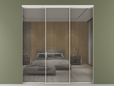 Перегородка Formato внутри проёма трёхстворчатая