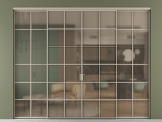 Перегородка Формато внутри проёма 4 створки