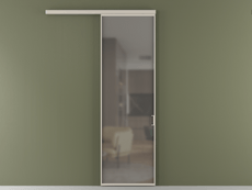 Перегородка Формато вдоль стены 1 створка