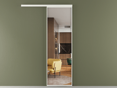 Перегородка Формато вдоль стены 1 створка