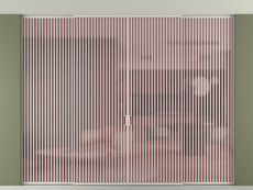 Перегородка Formato внутри проёма скрытое крепление в потолок 4 створки