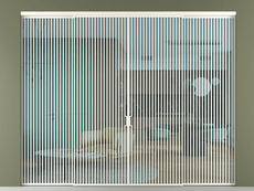 Перегородка Formato внутри проёма 4 створки