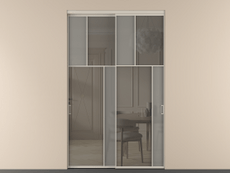 Перегородка Мозаик внутри проёма 2 створки