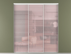 Перегородка Formato внутри проёма 3 створки