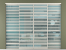 Перегородка Формато внутри проёма 4 створки