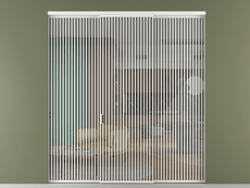 Перегородка Формато внутри проёма 3 створки