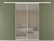 Перегородка Формато вдоль стены 2 створки