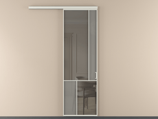 Перегородка Мозаик вдоль стены 1 створка