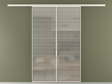 Перегородка Формато вдоль стены 2 створки