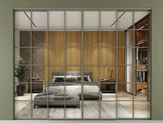 Перегородка Формато внутри проёма 4 створки